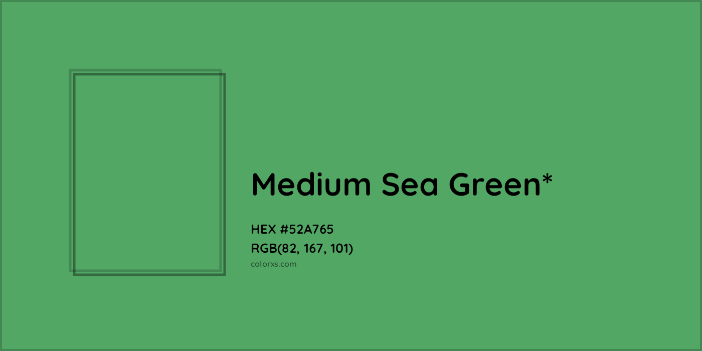 HEX #52A765 Color Name, Color Code, Palettes, Similar Paints, Images