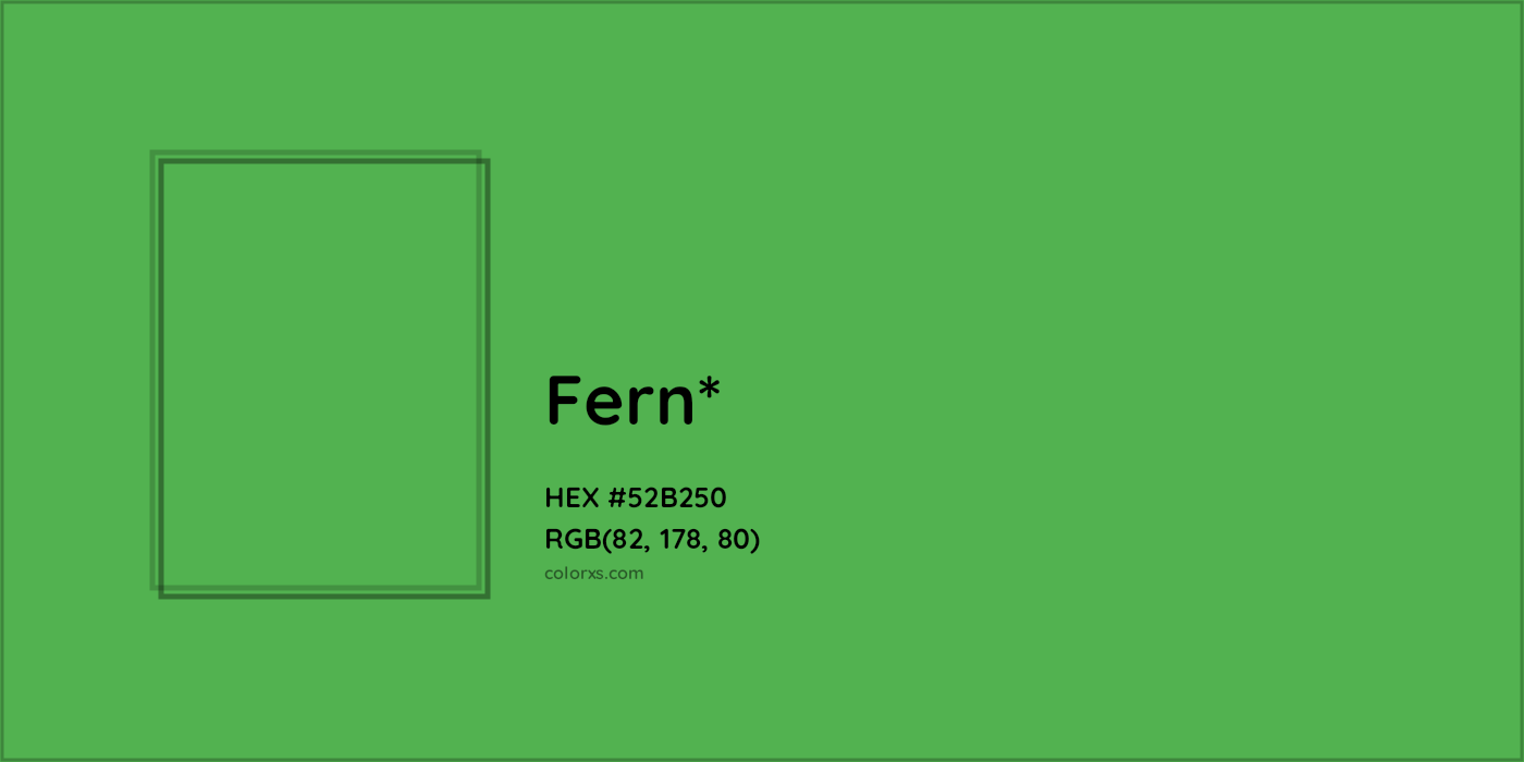 HEX #52B250 Color Name, Color Code, Palettes, Similar Paints, Images