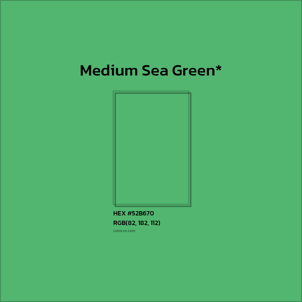 HEX #52B670 Color Name, Color Code, Palettes, Similar Paints, Images