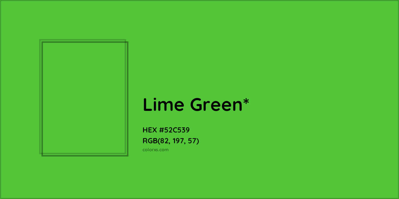 HEX #52C539 Color Name, Color Code, Palettes, Similar Paints, Images