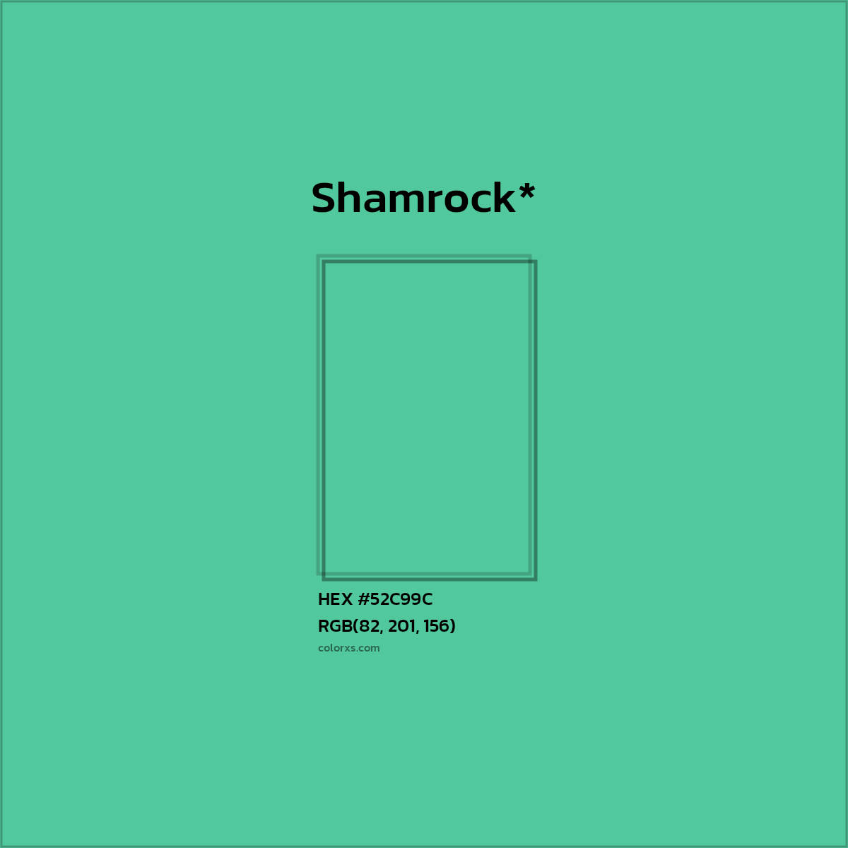 HEX #52C99C Color Name, Color Code, Palettes, Similar Paints, Images