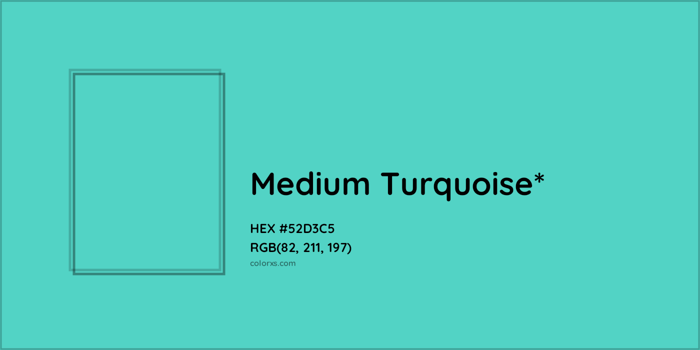 HEX #52D3C5 Color Name, Color Code, Palettes, Similar Paints, Images