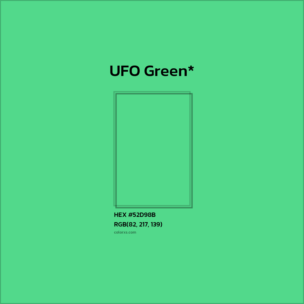 HEX #52D98B Color Name, Color Code, Palettes, Similar Paints, Images