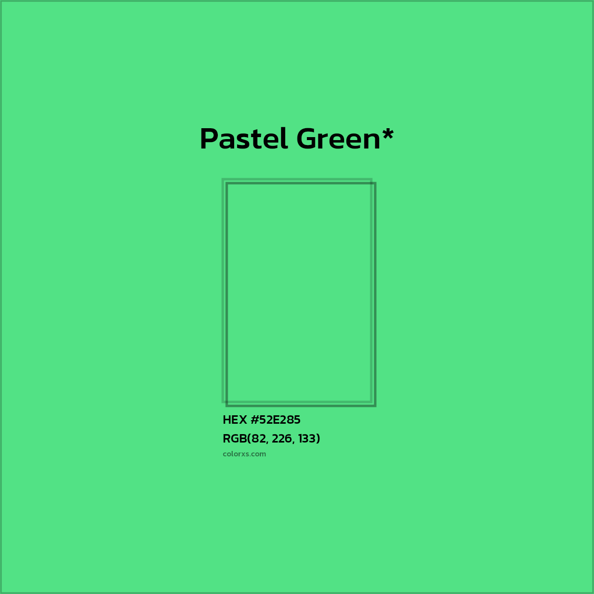 HEX #52E285 Color Name, Color Code, Palettes, Similar Paints, Images