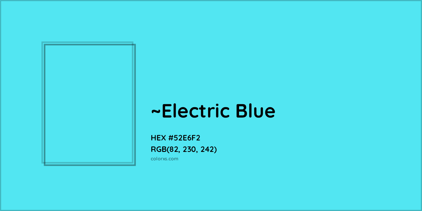 HEX #52E6F2 Color Name, Color Code, Palettes, Similar Paints, Images