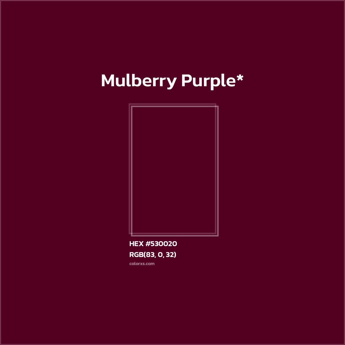 HEX #530020 Color Name, Color Code, Palettes, Similar Paints, Images