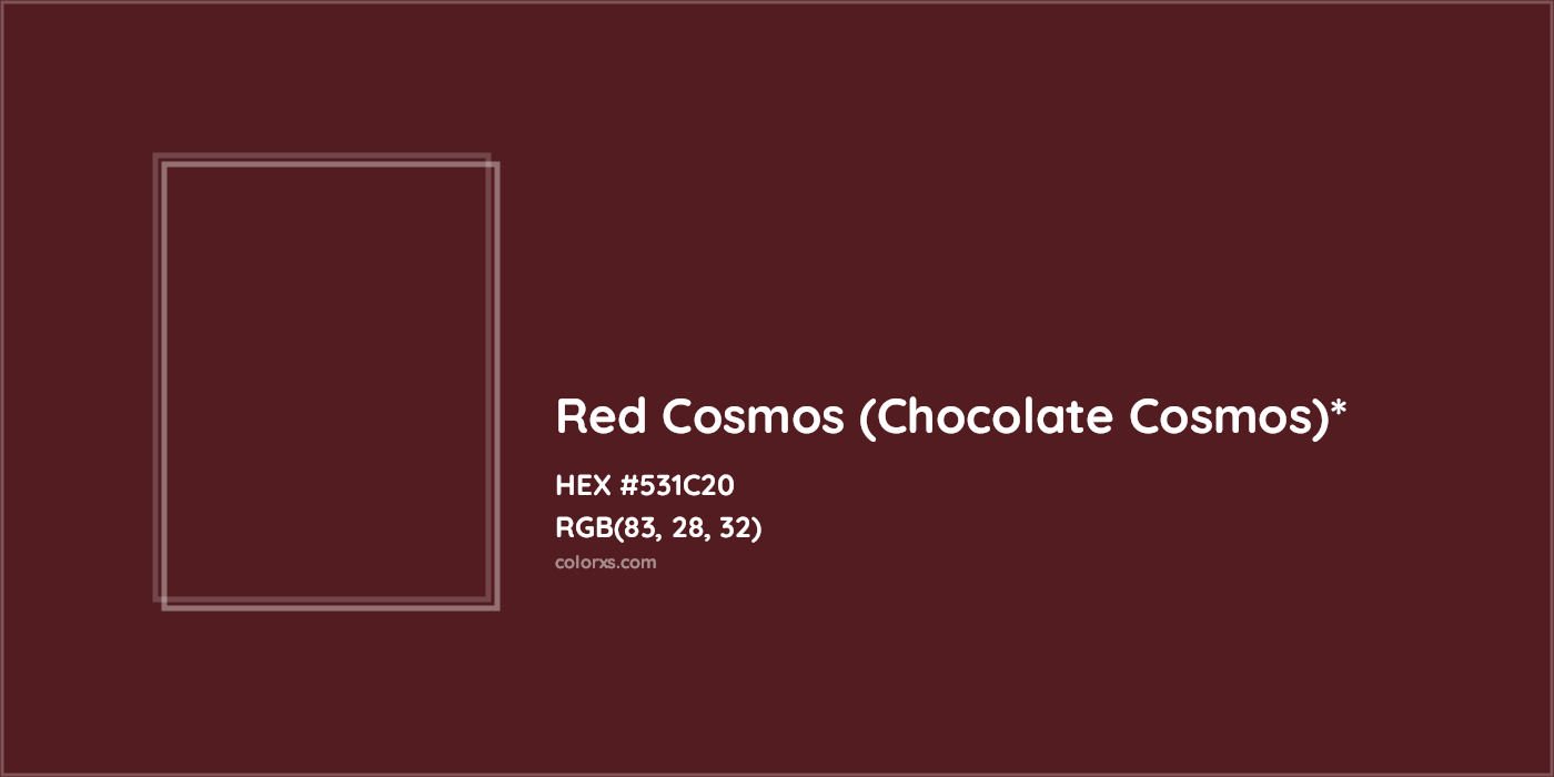 HEX #531C20 Color Name, Color Code, Palettes, Similar Paints, Images