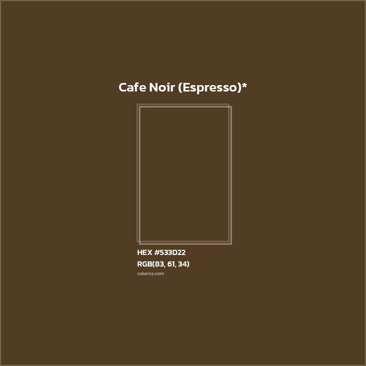 HEX #533D22 Color Name, Color Code, Palettes, Similar Paints, Images