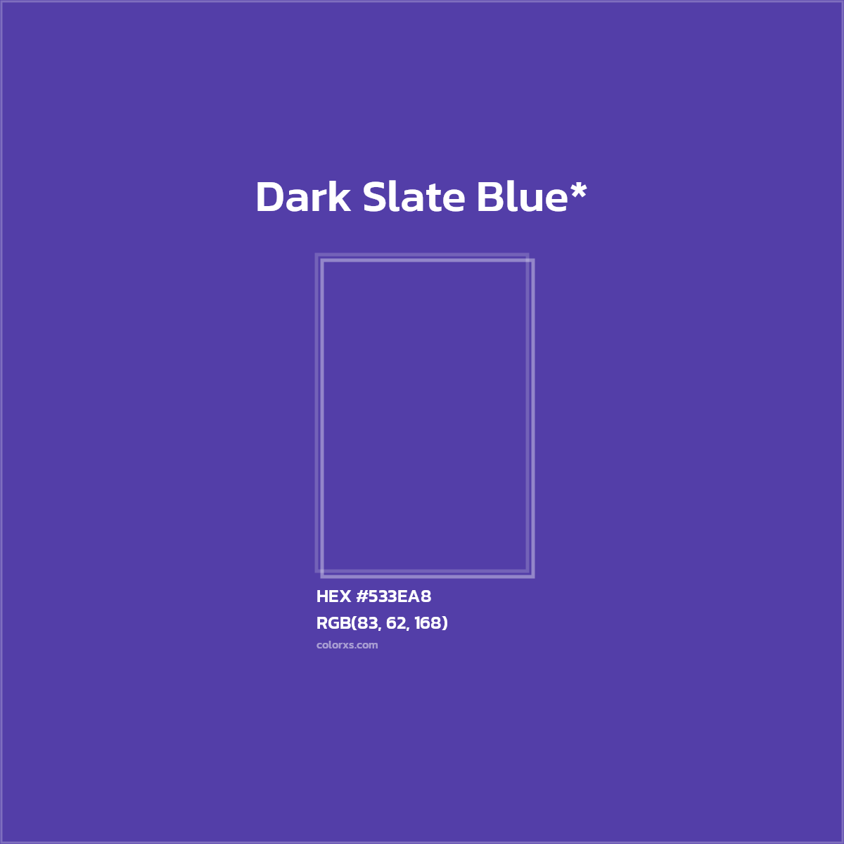 HEX #533EA8 Color Name, Color Code, Palettes, Similar Paints, Images