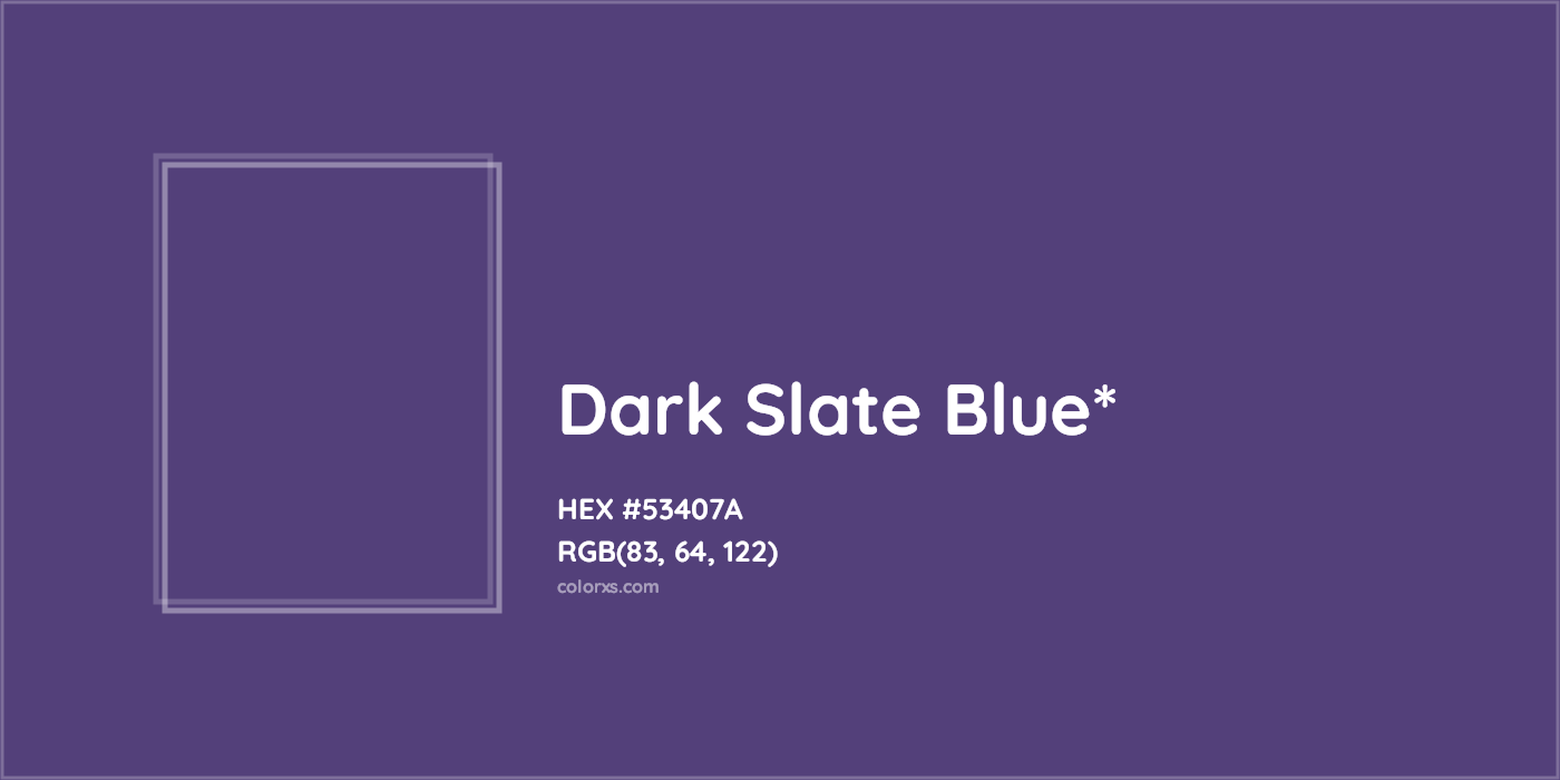 HEX #53407A Color Name, Color Code, Palettes, Similar Paints, Images
