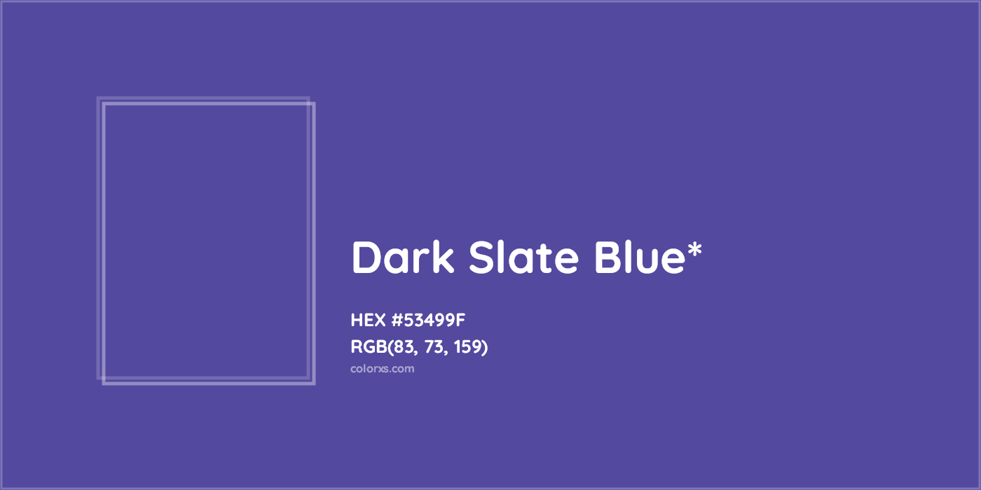 HEX #53499F Color Name, Color Code, Palettes, Similar Paints, Images