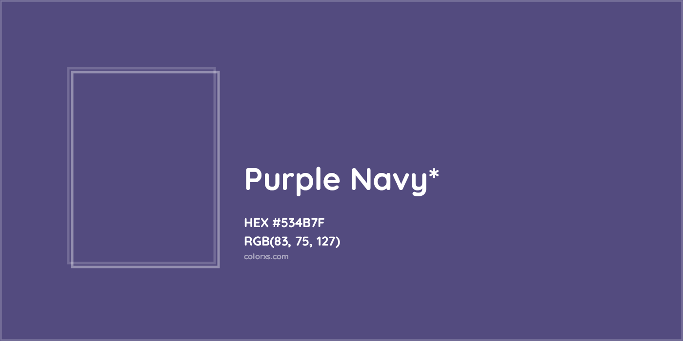 HEX #534B7F Color Name, Color Code, Palettes, Similar Paints, Images