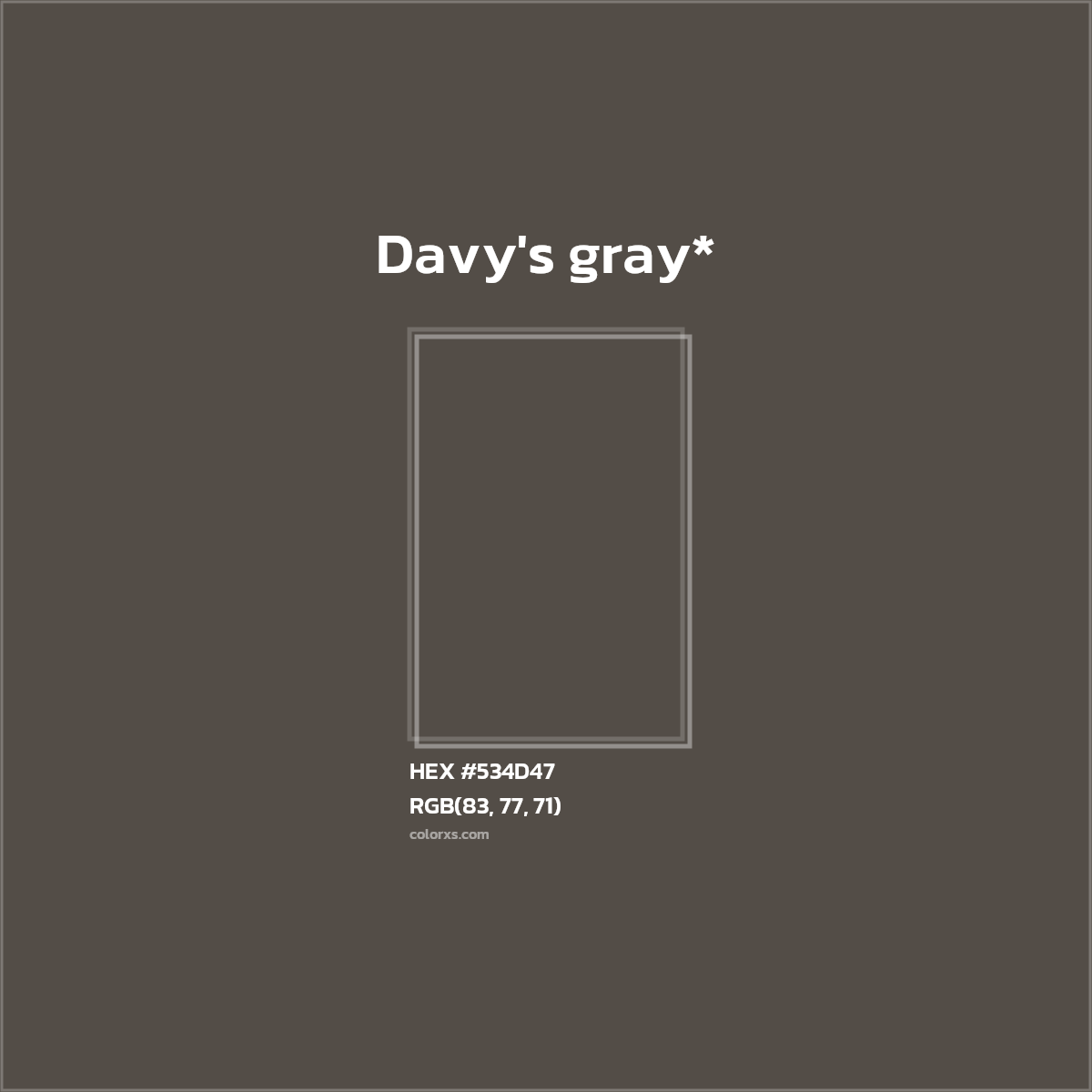 HEX #534D47 Color Name, Color Code, Palettes, Similar Paints, Images