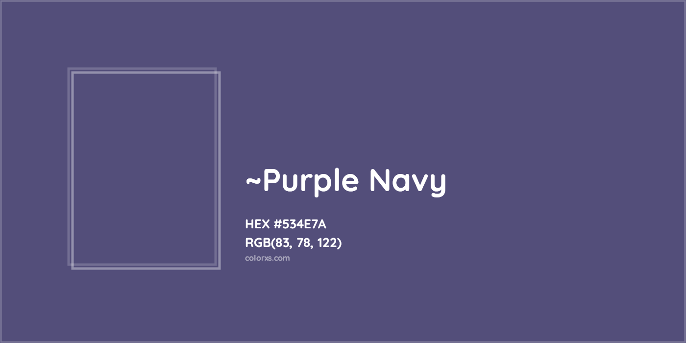HEX #534E7A Color Name, Color Code, Palettes, Similar Paints, Images