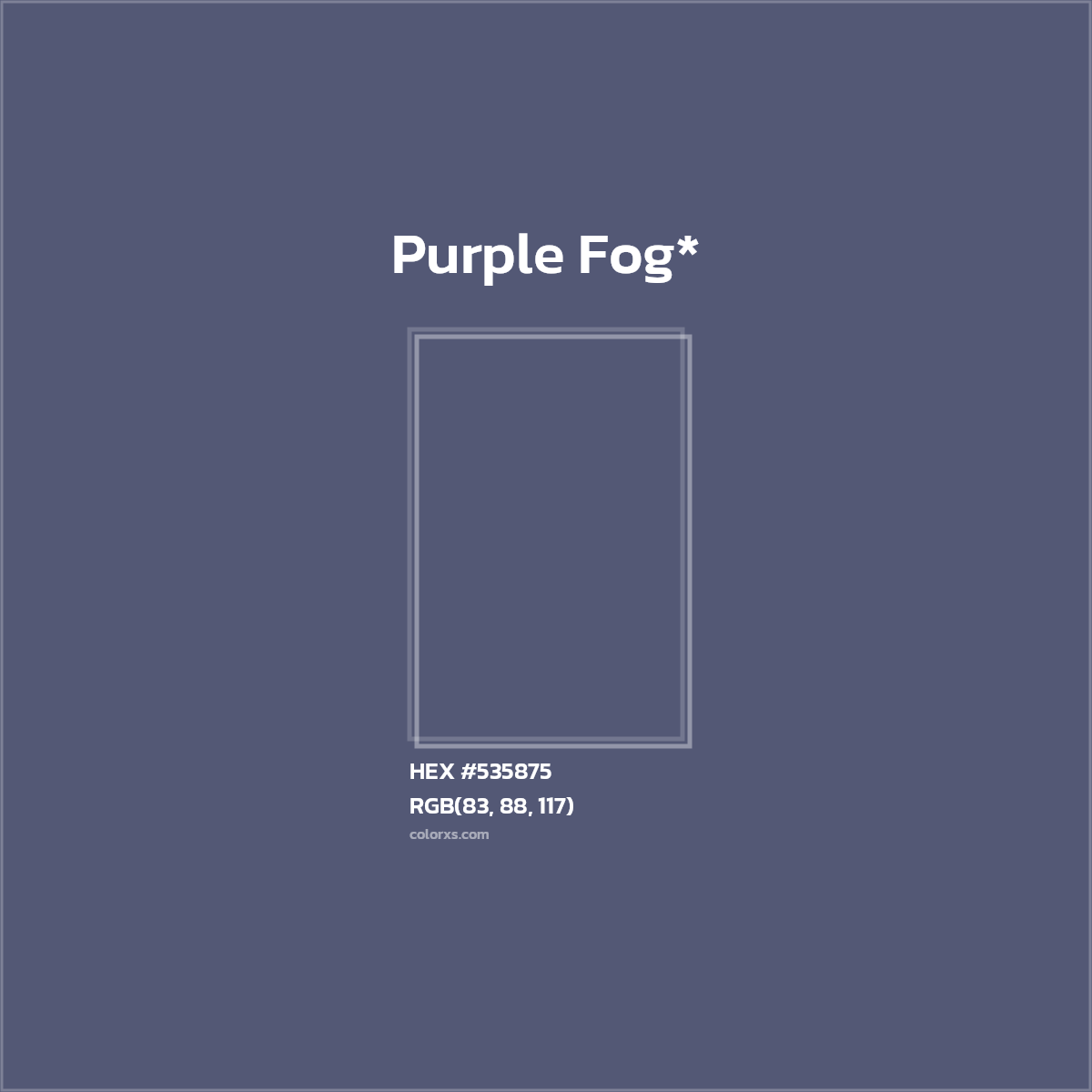 HEX #535875 Color Name, Color Code, Palettes, Similar Paints, Images