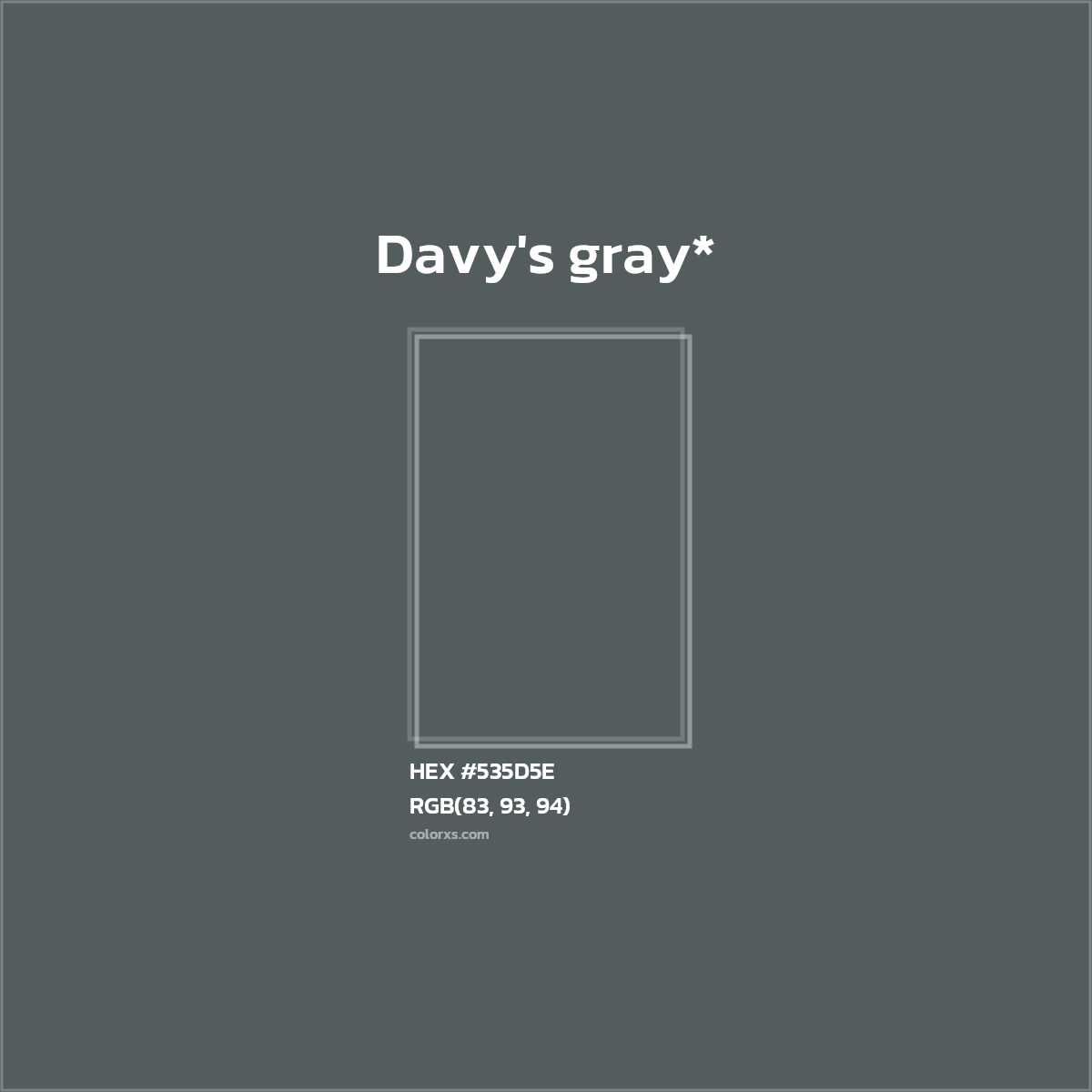 HEX #535D5E Color Name, Color Code, Palettes, Similar Paints, Images