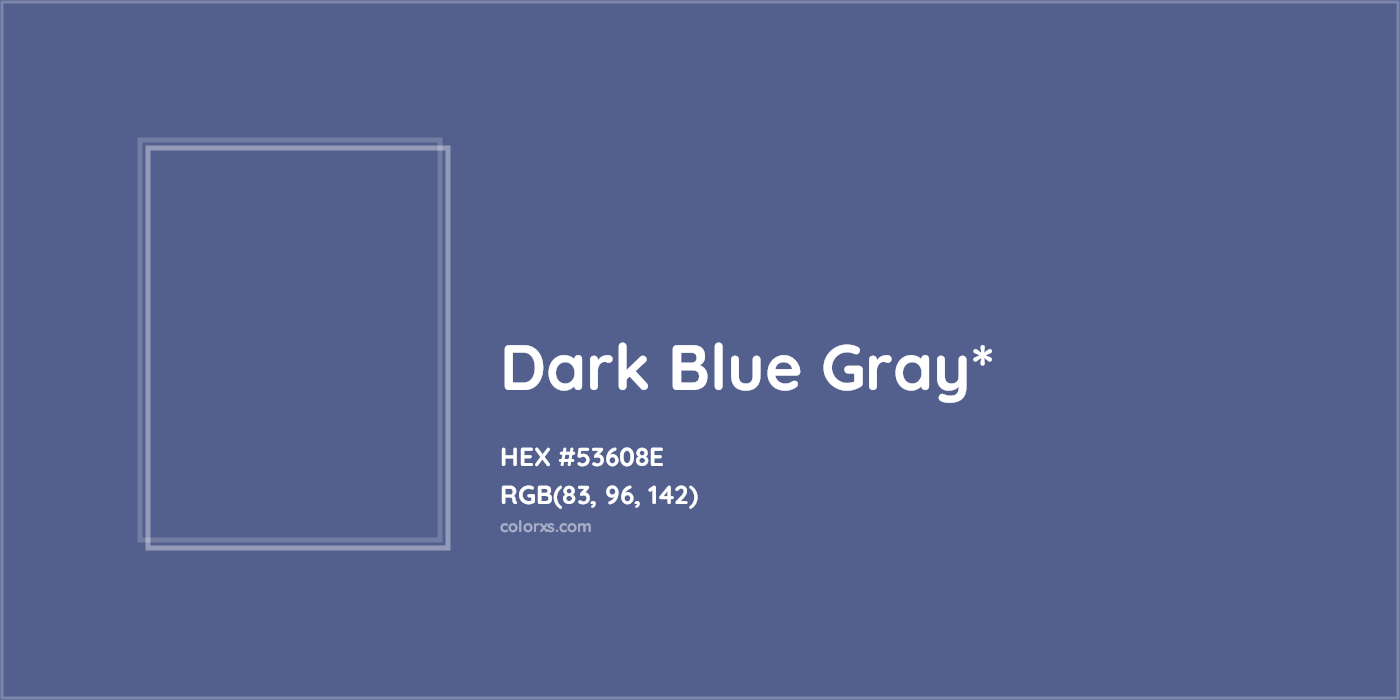 HEX #53608E Color Name, Color Code, Palettes, Similar Paints, Images