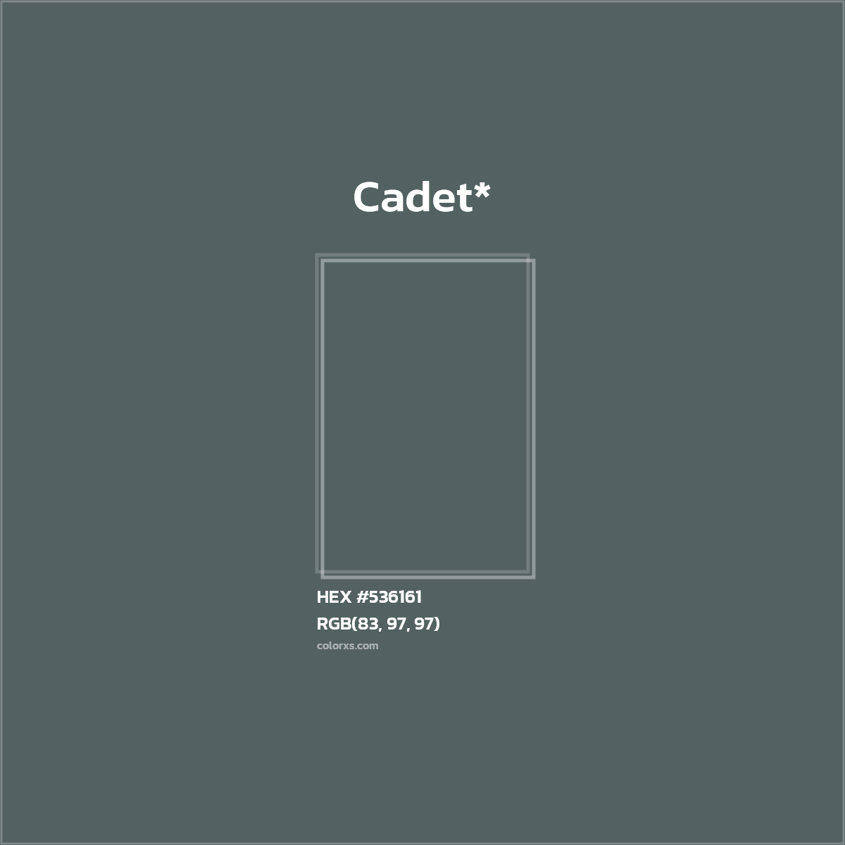 HEX #536161 Color Name, Color Code, Palettes, Similar Paints, Images