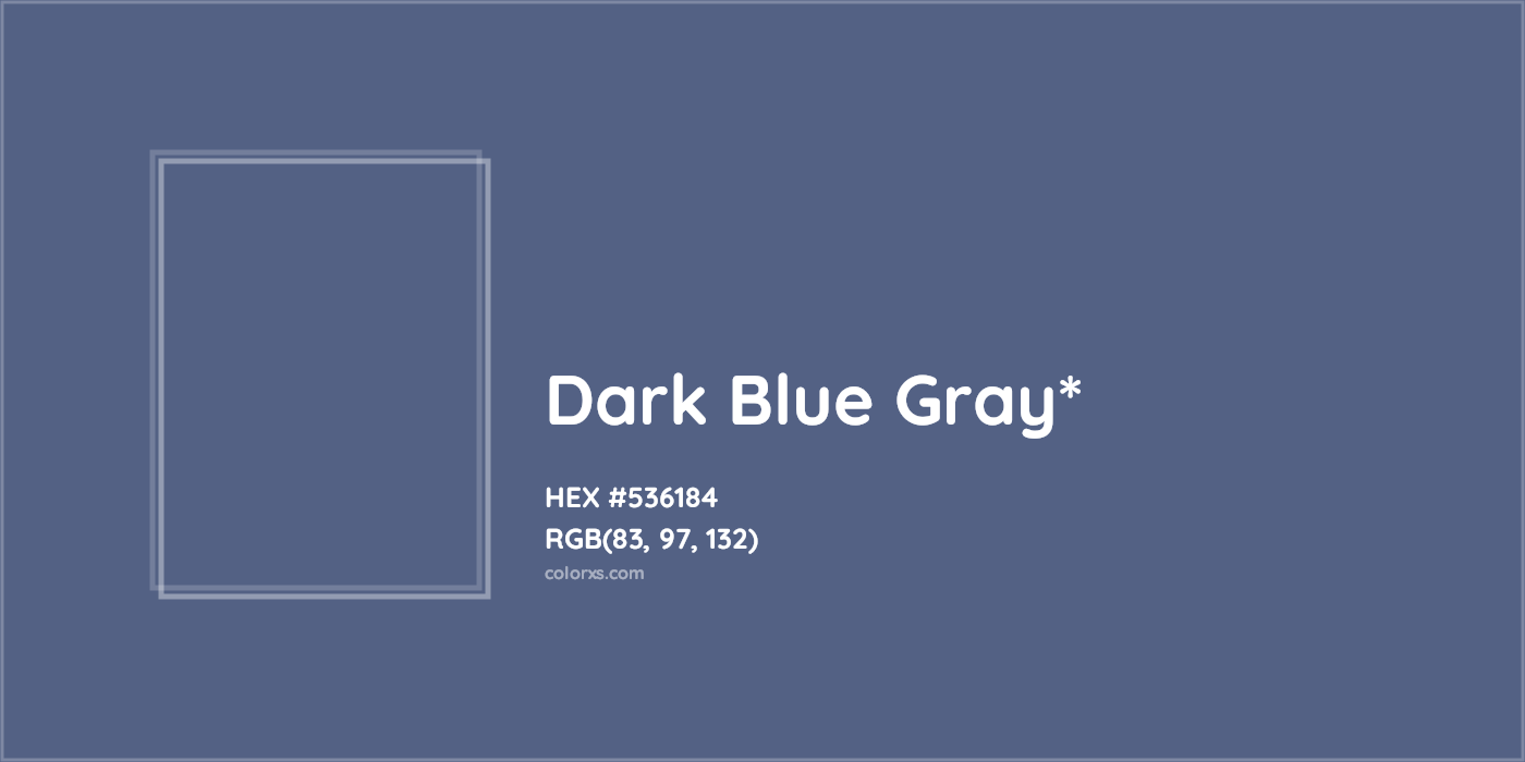 HEX #536184 Color Name, Color Code, Palettes, Similar Paints, Images