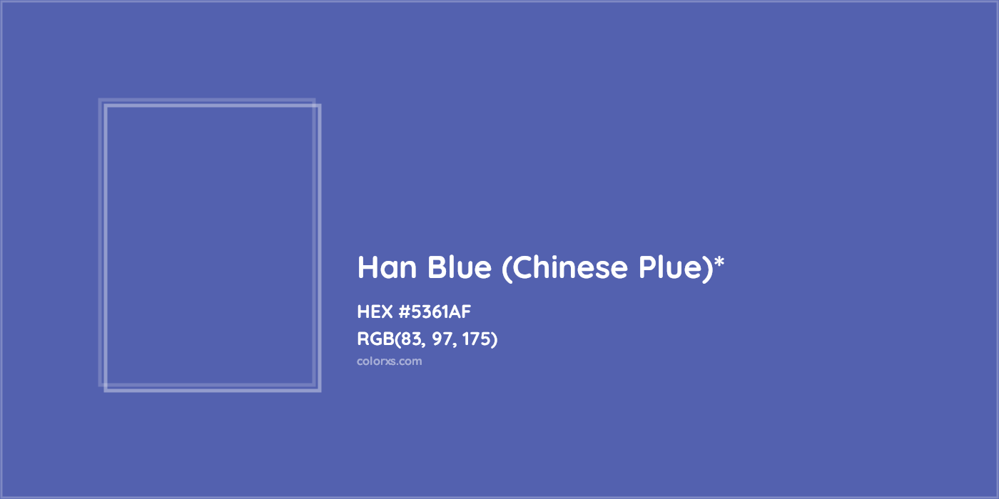 HEX #5361AF Color Name, Color Code, Palettes, Similar Paints, Images