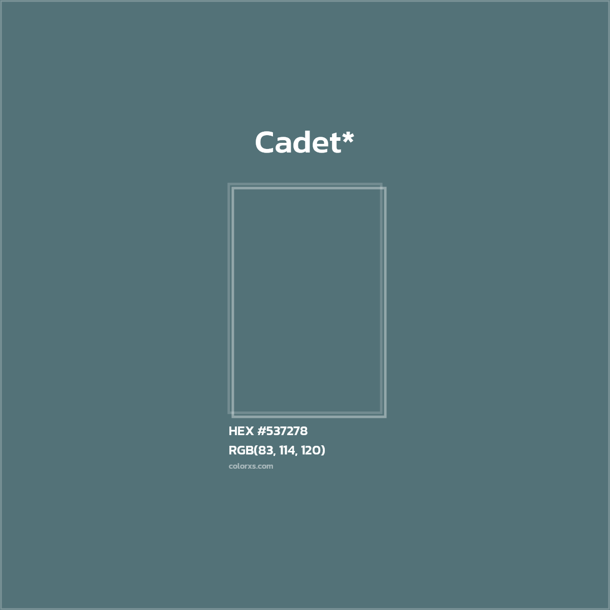 HEX #537278 Color Name, Color Code, Palettes, Similar Paints, Images
