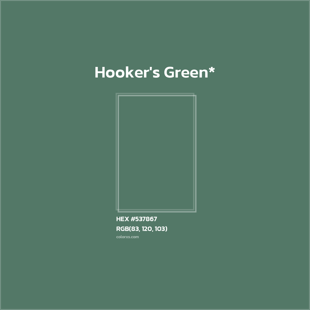HEX #537867 Color Name, Color Code, Palettes, Similar Paints, Images