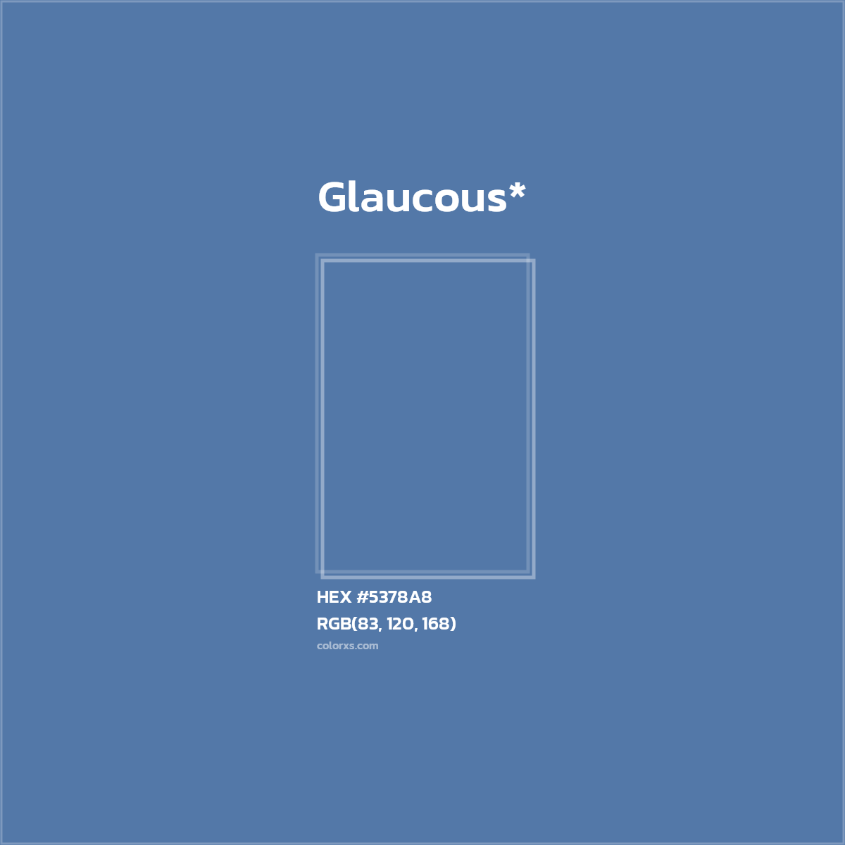 HEX #5378A8 Color Name, Color Code, Palettes, Similar Paints, Images