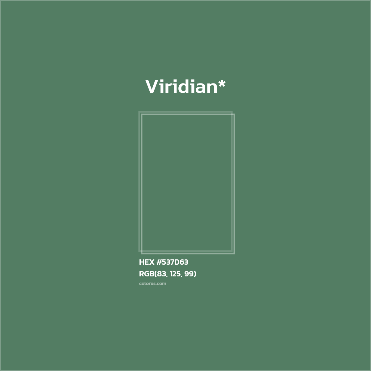 HEX #537D63 Color Name, Color Code, Palettes, Similar Paints, Images