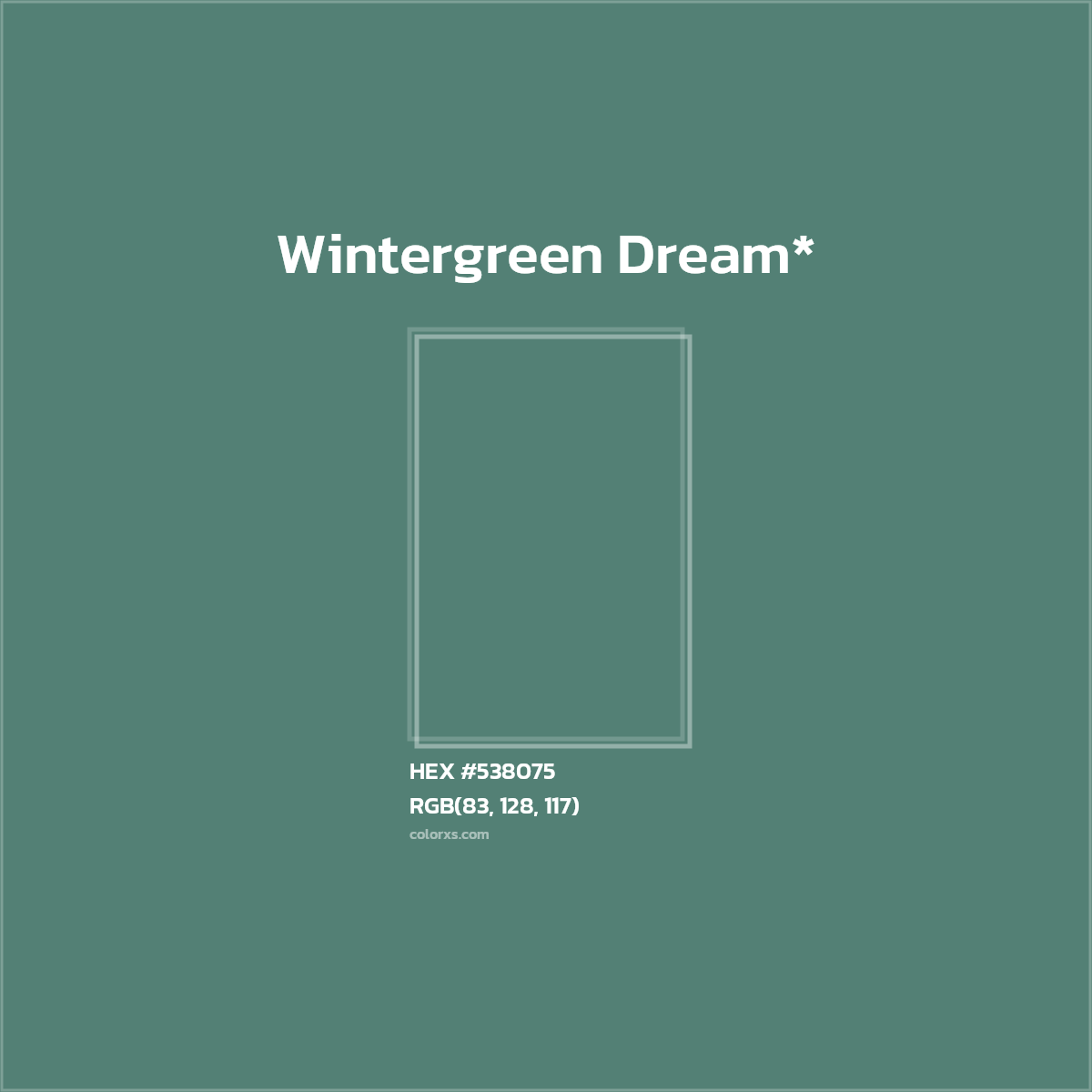 HEX #538075 Color Name, Color Code, Palettes, Similar Paints, Images