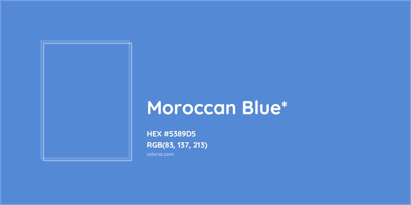 HEX #5389D5 Color Name, Color Code, Palettes, Similar Paints, Images