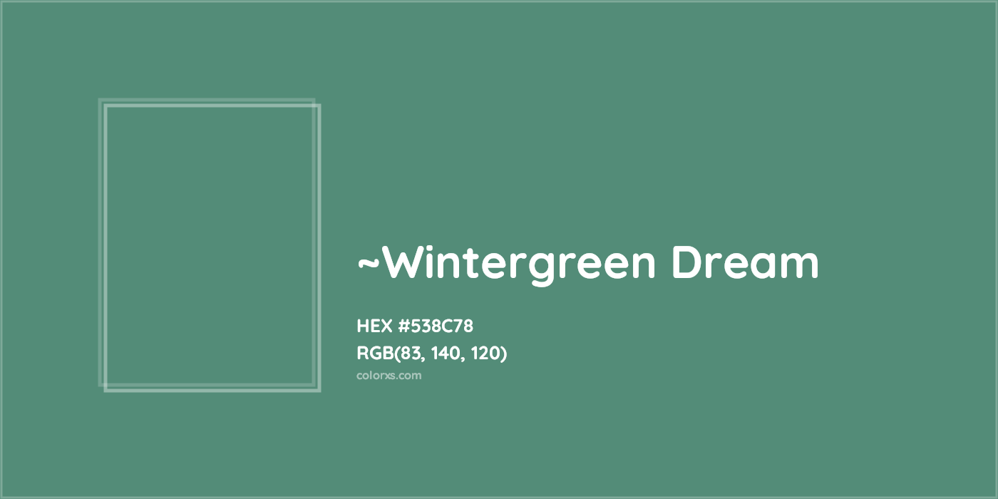 HEX #538C78 Color Name, Color Code, Palettes, Similar Paints, Images