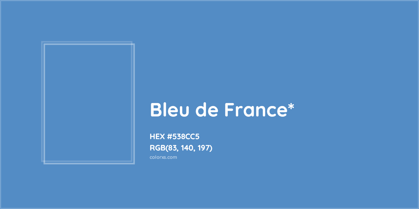 HEX #538CC5 Color Name, Color Code, Palettes, Similar Paints, Images