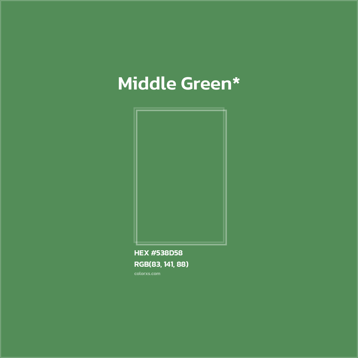 HEX #538D58 Color Name, Color Code, Palettes, Similar Paints, Images