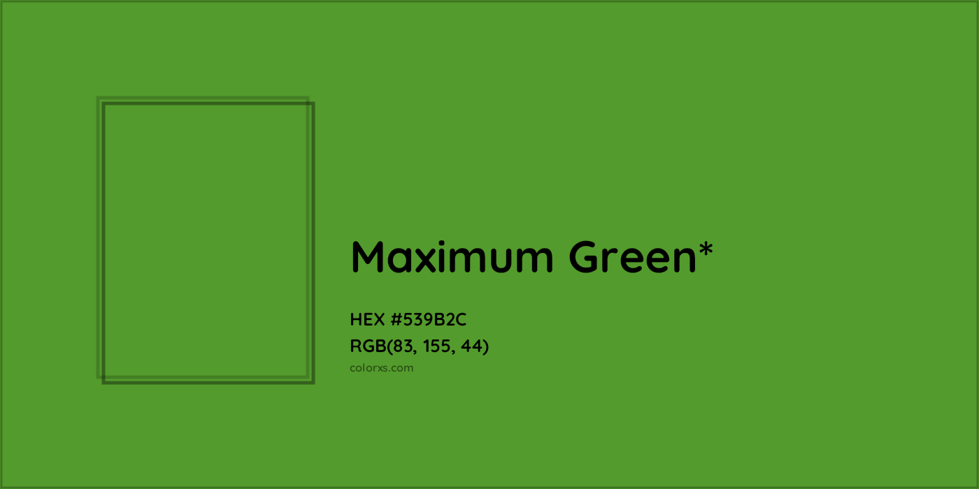 HEX #539B2C Color Name, Color Code, Palettes, Similar Paints, Images