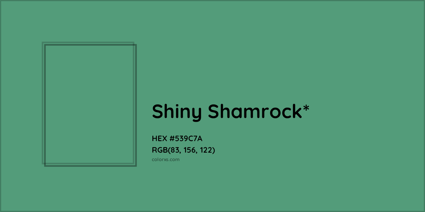 HEX #539C7A Color Name, Color Code, Palettes, Similar Paints, Images
