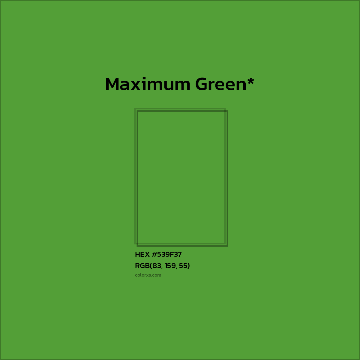 HEX #539F37 Color Name, Color Code, Palettes, Similar Paints, Images
