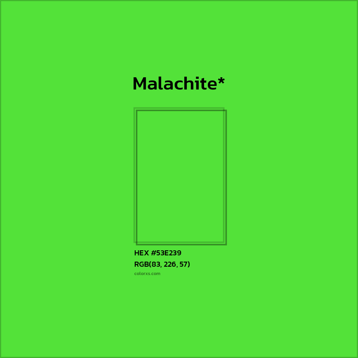 HEX #53E239 Color Name, Color Code, Palettes, Similar Paints, Images