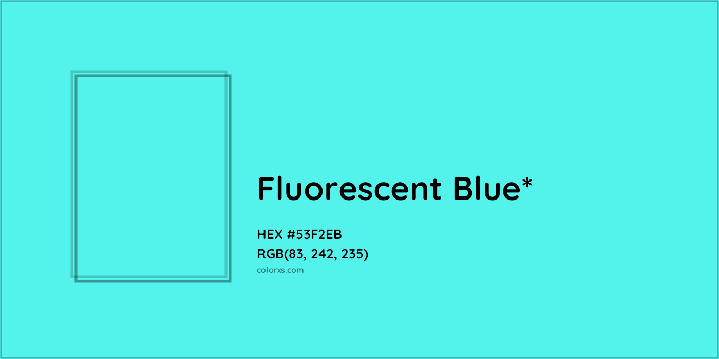 HEX #53F2EB Color Name, Color Code, Palettes, Similar Paints, Images