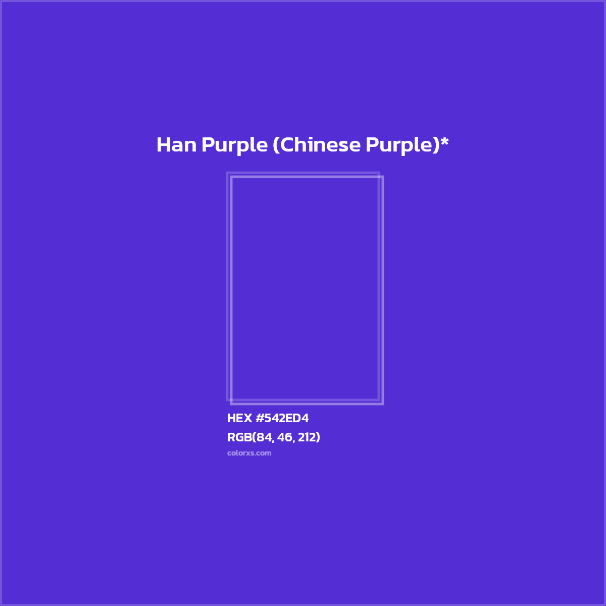 HEX #542ED4 Color Name, Color Code, Palettes, Similar Paints, Images