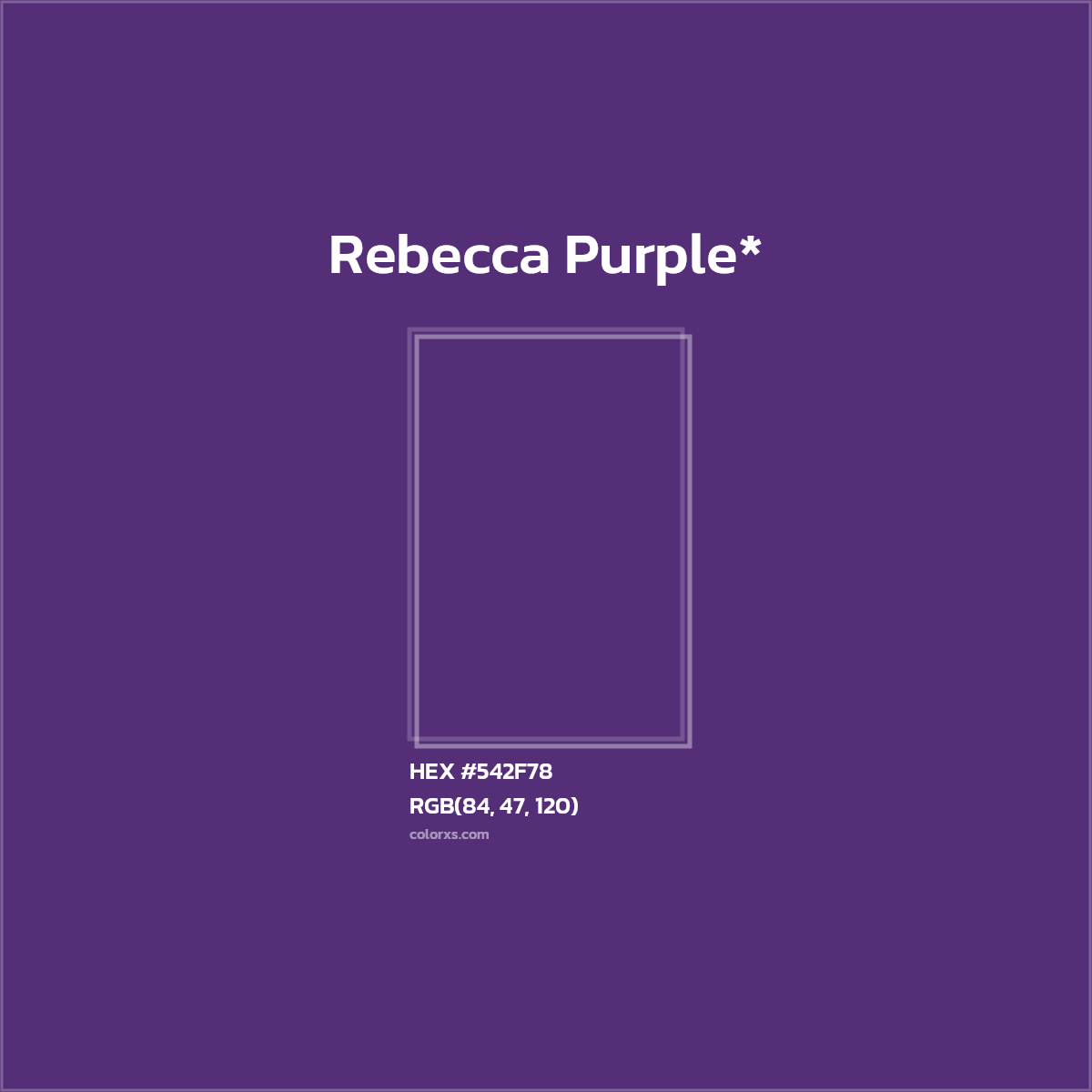 HEX #542F78 Color Name, Color Code, Palettes, Similar Paints, Images