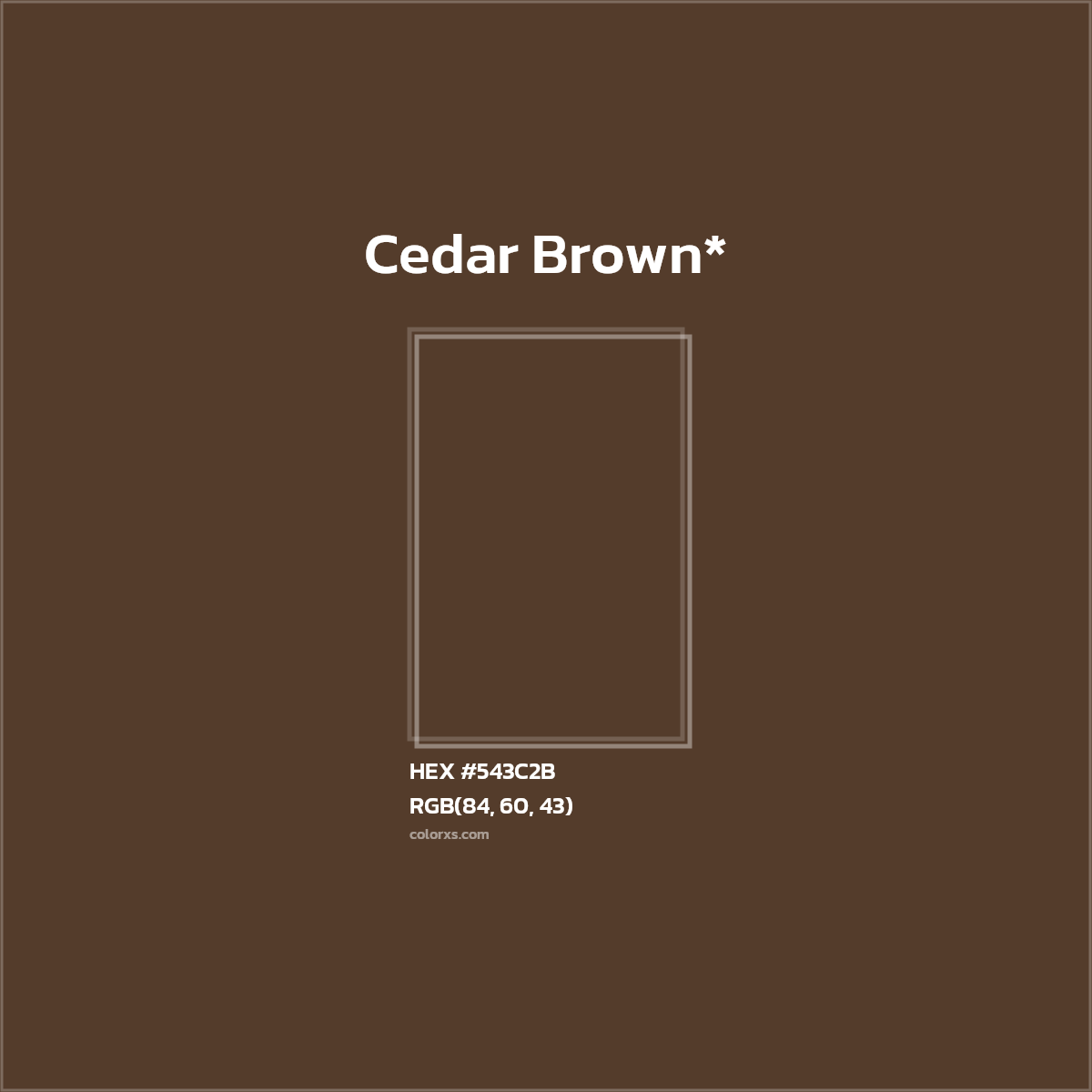 HEX #543C2B Color Name, Color Code, Palettes, Similar Paints, Images