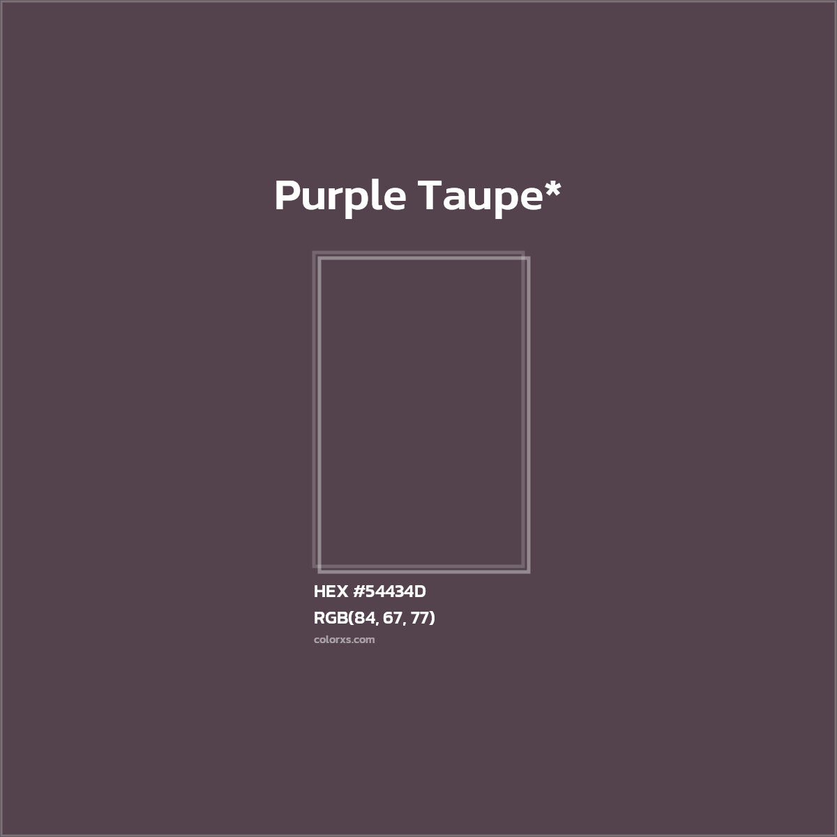 HEX #54434D Color Name, Color Code, Palettes, Similar Paints, Images