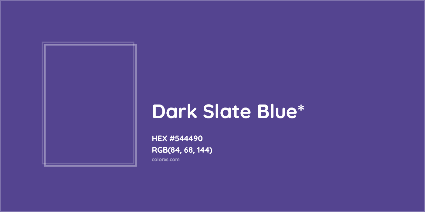 HEX #544490 Color Name, Color Code, Palettes, Similar Paints, Images