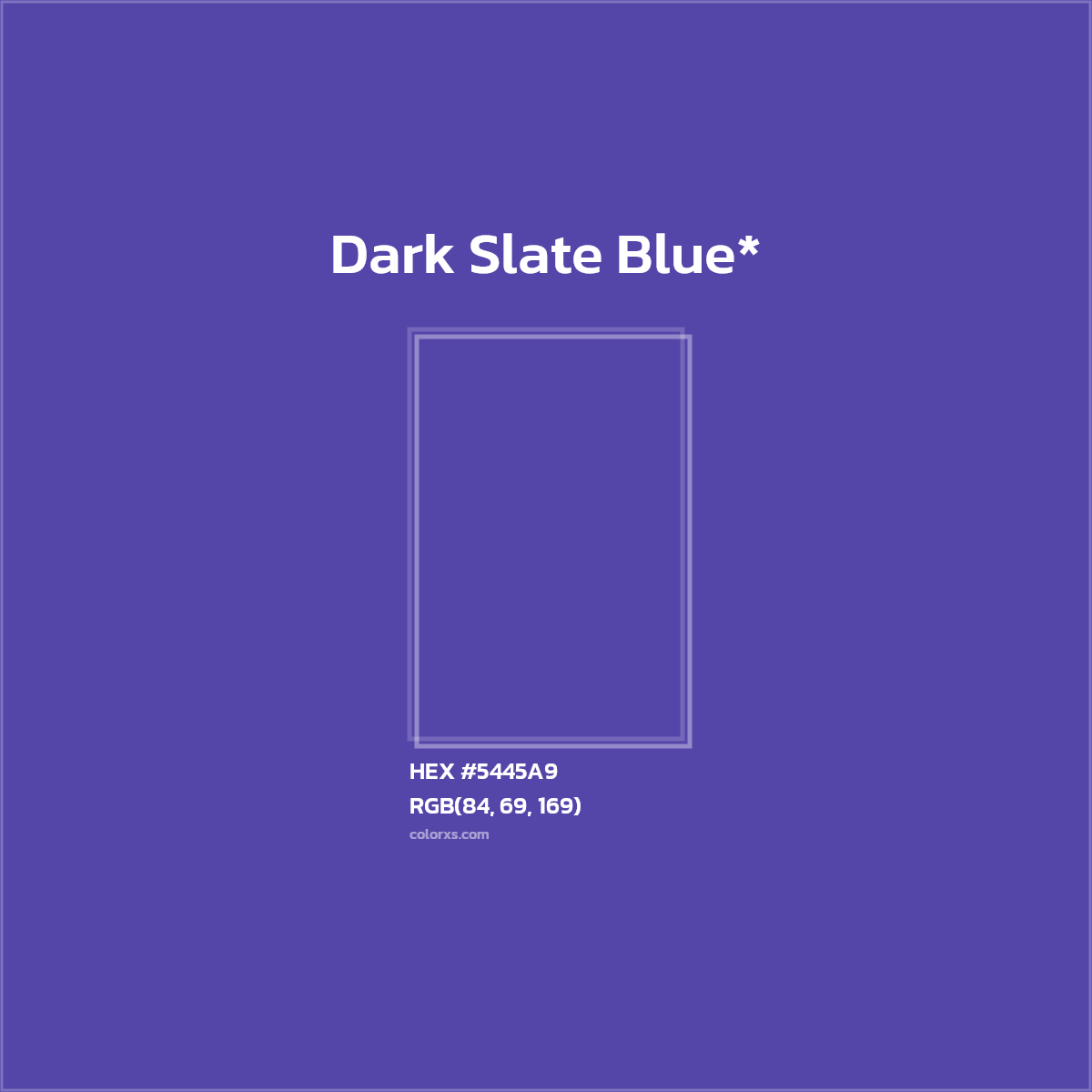 HEX #5445A9 Color Name, Color Code, Palettes, Similar Paints, Images