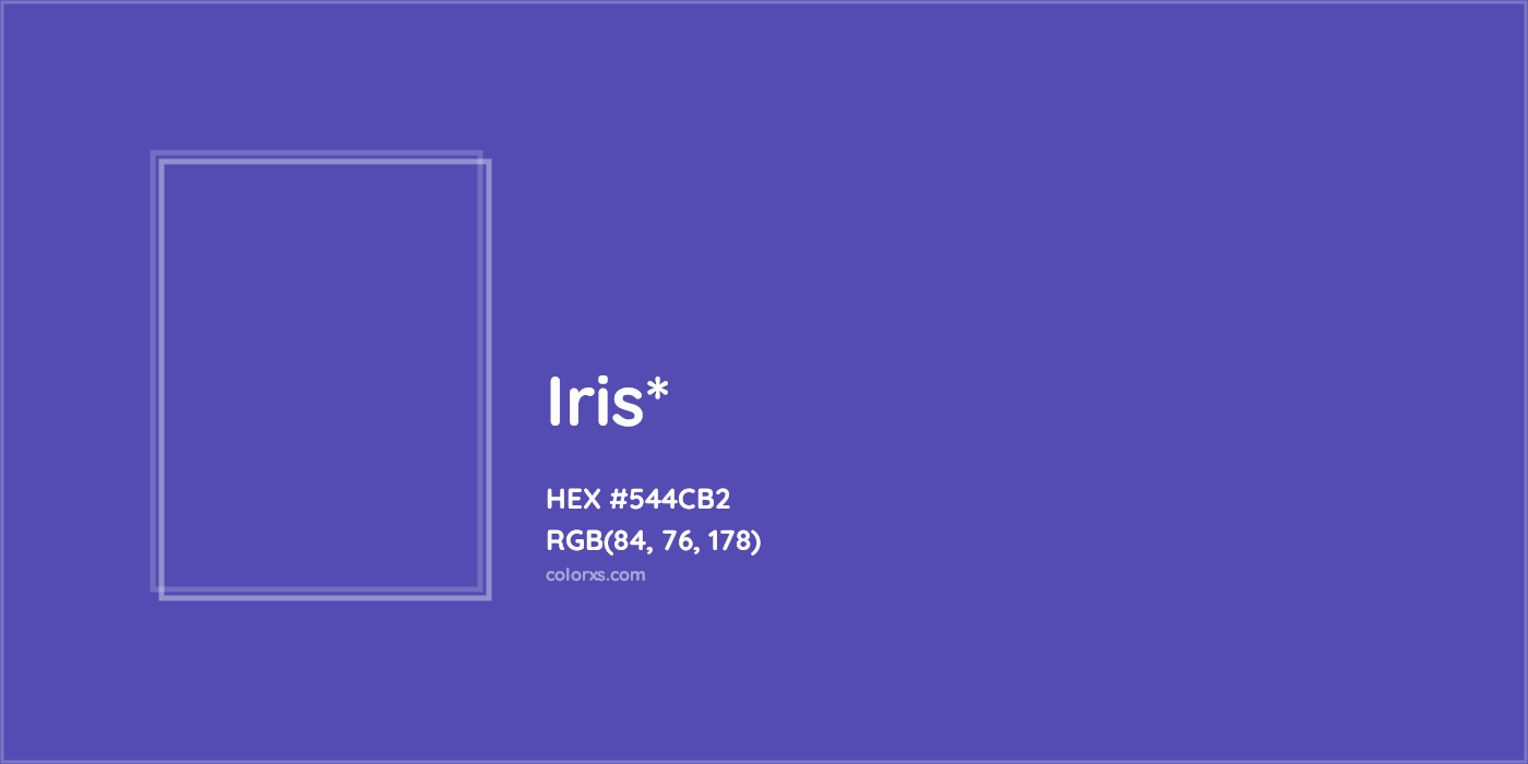 HEX #544CB2 Color Name, Color Code, Palettes, Similar Paints, Images