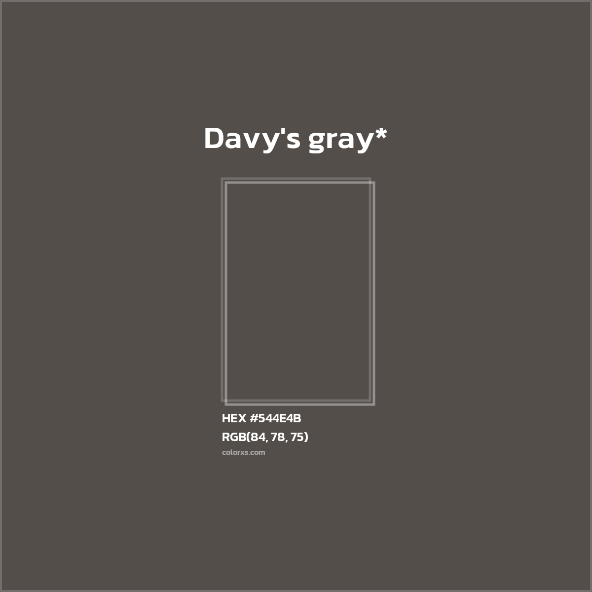 HEX #544E4B Color Name, Color Code, Palettes, Similar Paints, Images