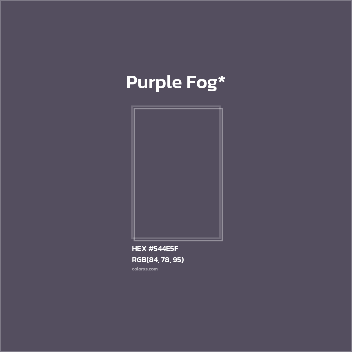 HEX #544E5F Color Name, Color Code, Palettes, Similar Paints, Images