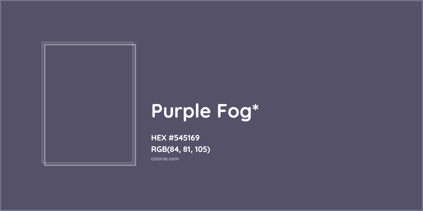 HEX #545169 Color Name, Color Code, Palettes, Similar Paints, Images