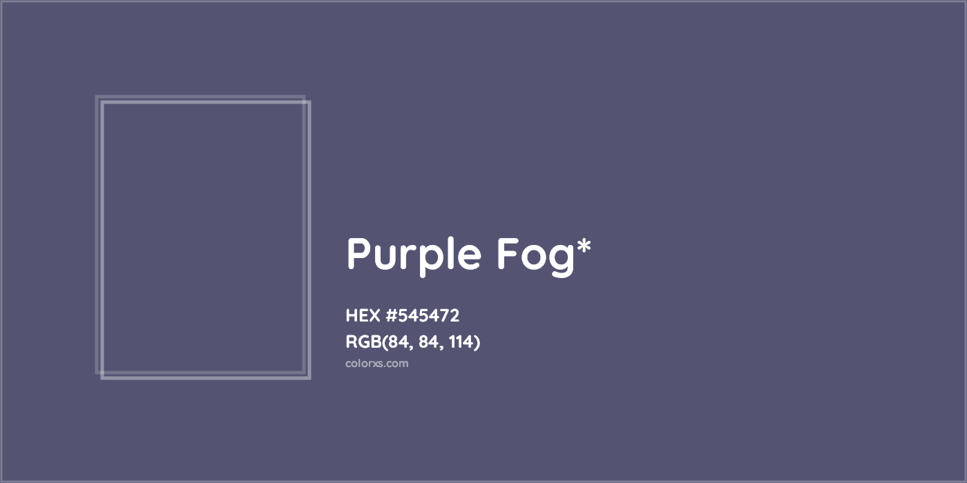 HEX #545472 Color Name, Color Code, Palettes, Similar Paints, Images
