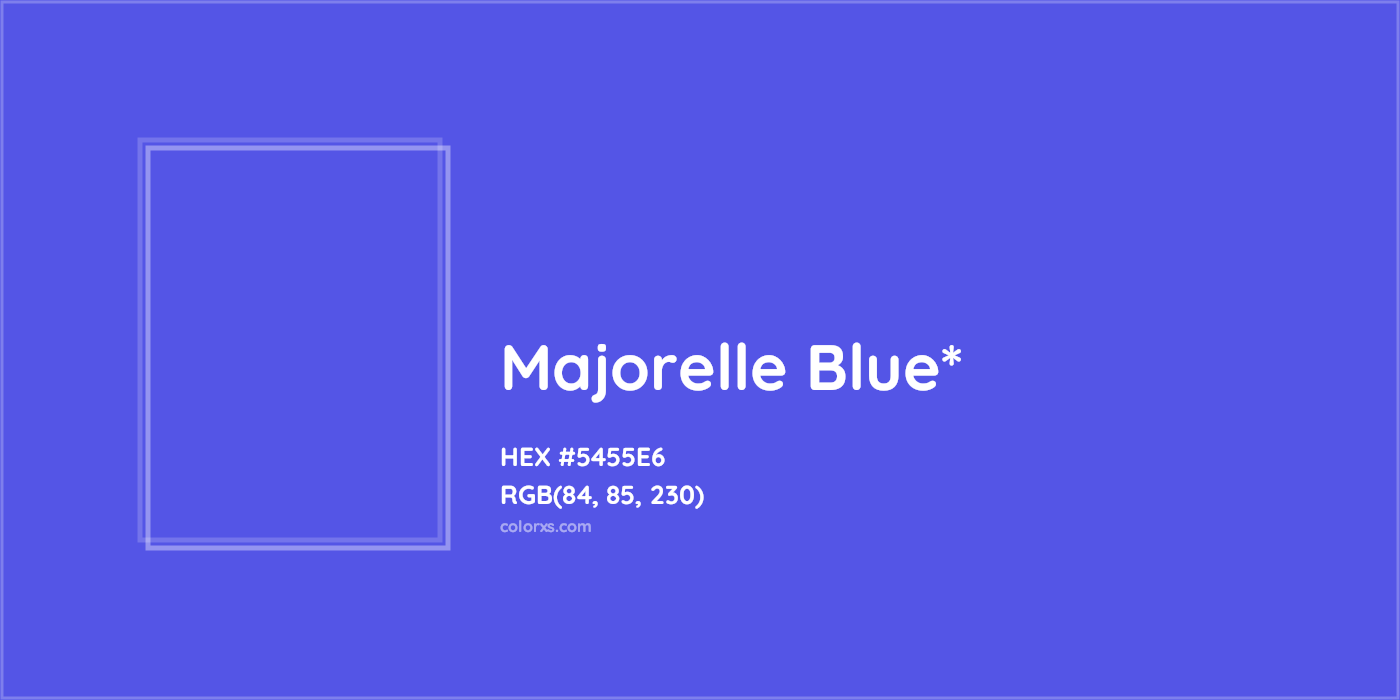 HEX #5455E6 Color Name, Color Code, Palettes, Similar Paints, Images